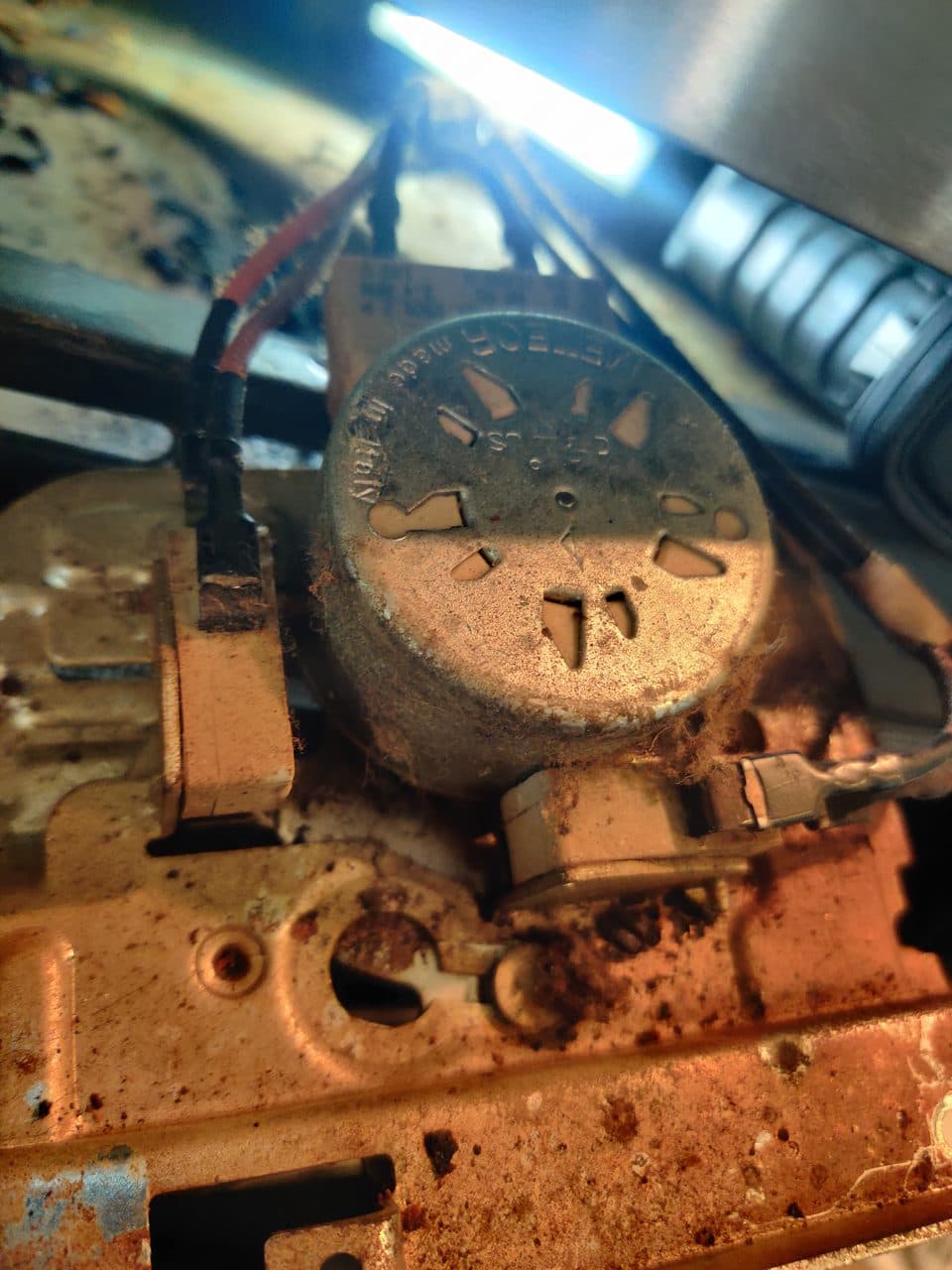 Rusted oven door lock motor: KitchenAid wall oven (oven & stove repair in Davie, FL, July 2026)